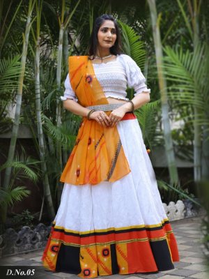 Jaganta Multicolour Cotton Fashinable Party Wear Lehenga Choli With Full Stitch Blouse For Women Wear D5 LAHENGA CHOLI