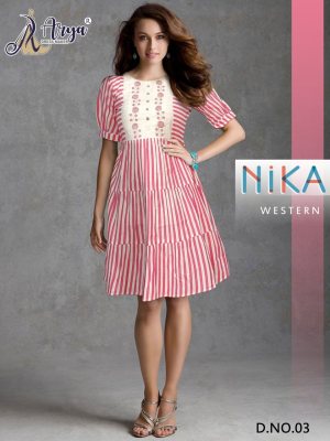 Nika Tunic Mirror thread work Western 03 