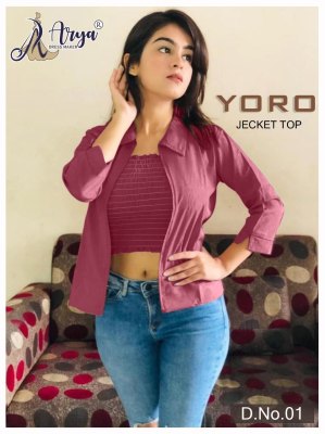 Yoro Jecket Top Important Inner and koti  For Gilrs D1  TOP