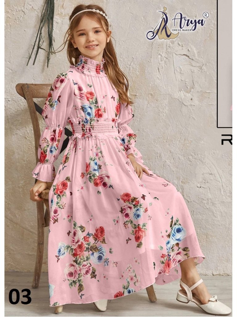 Buy Stylish Frock For Infant Baby Girl Online In India |Smiley Buttons