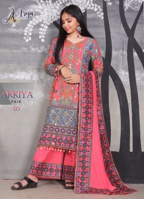 AKKIYA HEAVY  FANCY PAIR WITH  DUPATTA  SET 