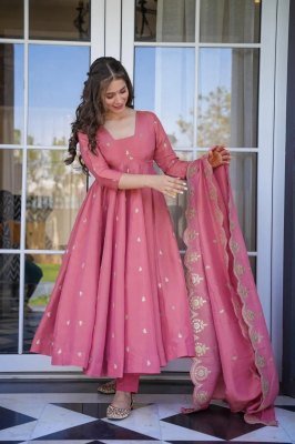 BANDHANI ANARKALI PAIR WITH DUPATTA SET party wear kurtis