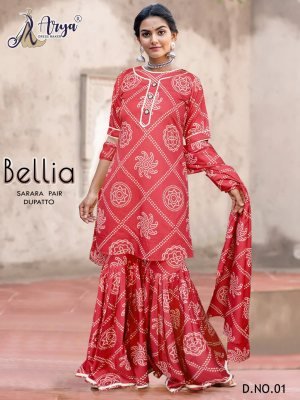 Bellia Kurta With Plazzo And Dupatta 01