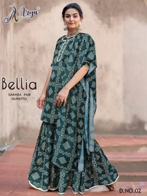 Bellia Kurta With Plazzo And Dupatta 02