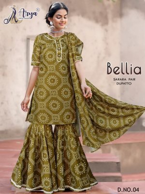 Bellia Kurta With Plazzo And Dupatta 04