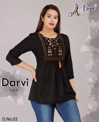 Darvi Cotton Thread work Top D3