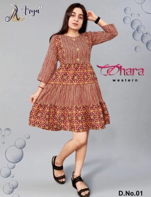 Dhara  Fancy Tunic Cotton D1