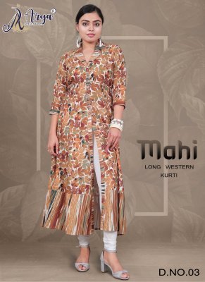 Mahi long kurti western  wear collection  03