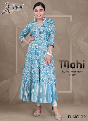 Mahi long kurti western  wear collection  02