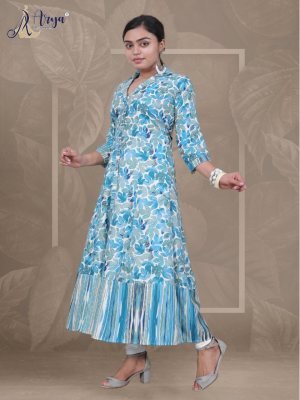 Mahi long kurti western  wear collection  02 fancy kurtis