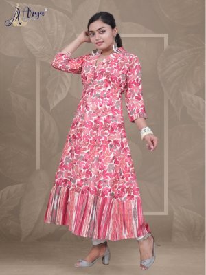 Mahi long kurti western wear collection  04 fancy kurtis