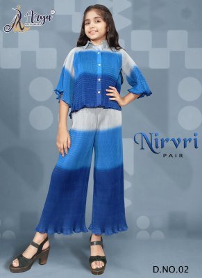 Nirvri kids top nd pant western collection 02