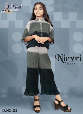 Nirvri kids top nd pant western collection 03