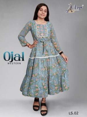 Ojal  fox georgette Western Wear  2