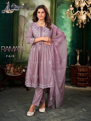 RAMAN HEAVY FANCY PAIR WITH DUPATTA SET party wear kurtis