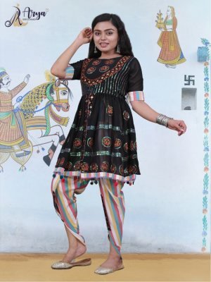 Rangana real mirror work kediya with dhoti 01 Navratri