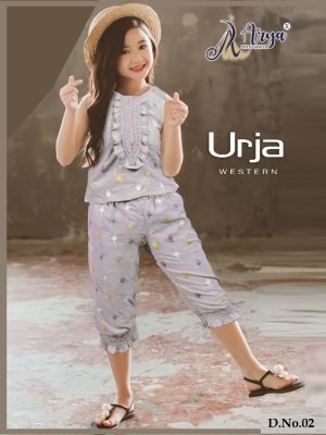 URJA  LYCRA THREAD WORK CHILDREN WESTERN  2