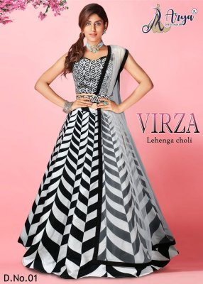 Virza Lehenga Choli Mirror   Thread Work D1