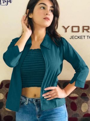 Yoro Jecket Top Important Inner and koti  For Gilrs D4 TOP