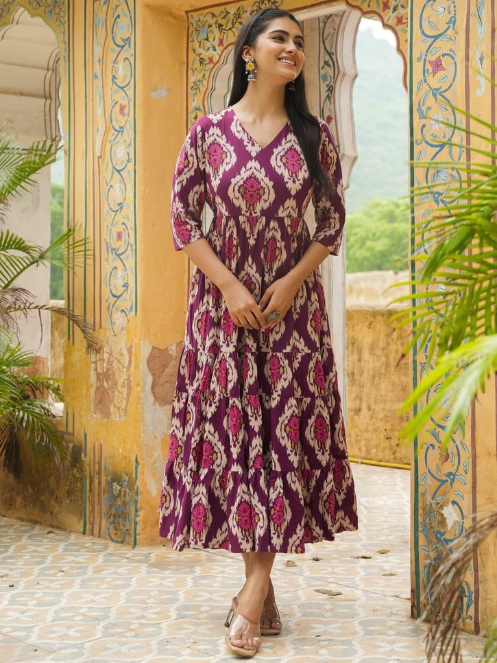 Brinda-Western Dress