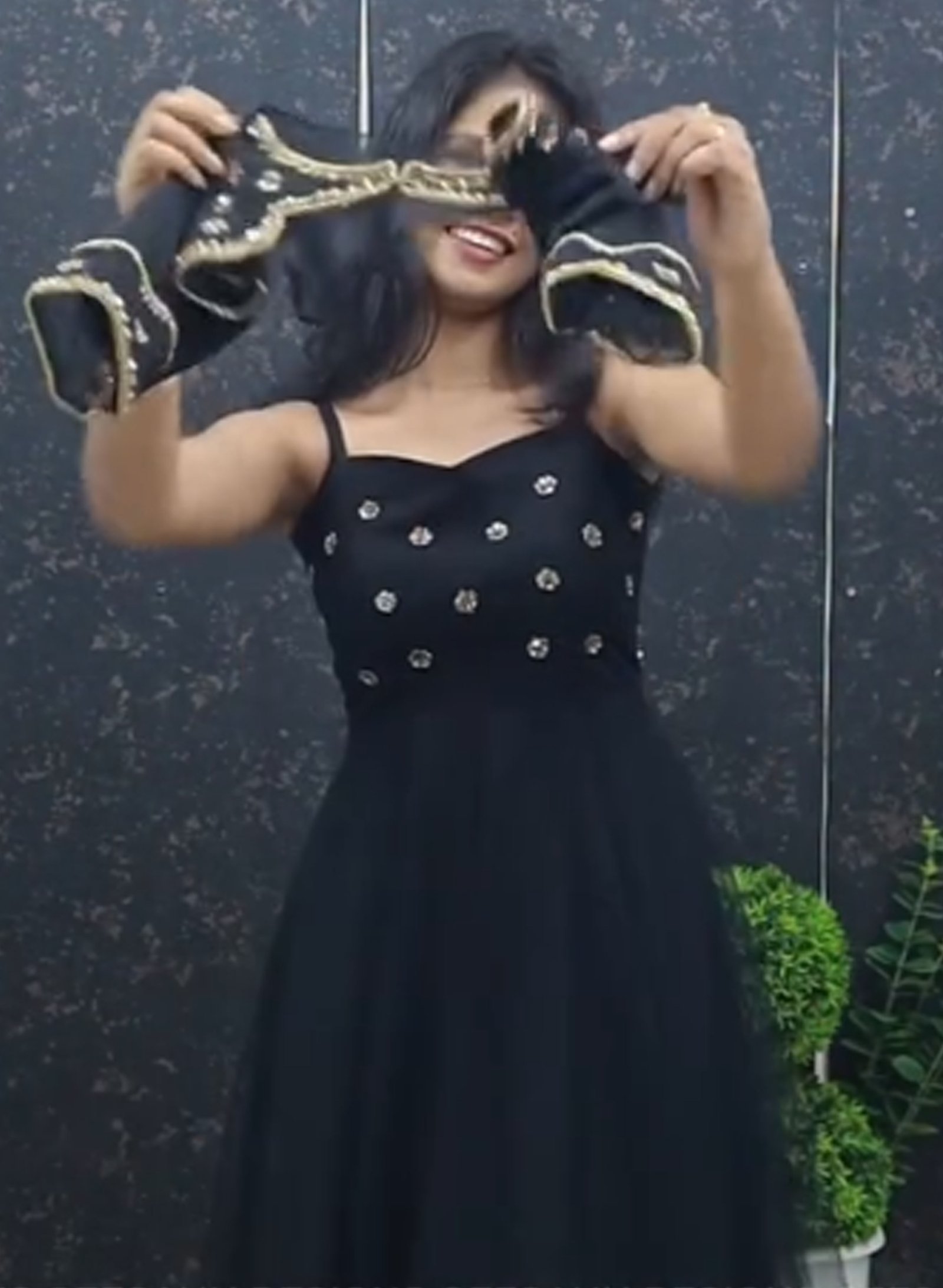 Feni long gown with kotti