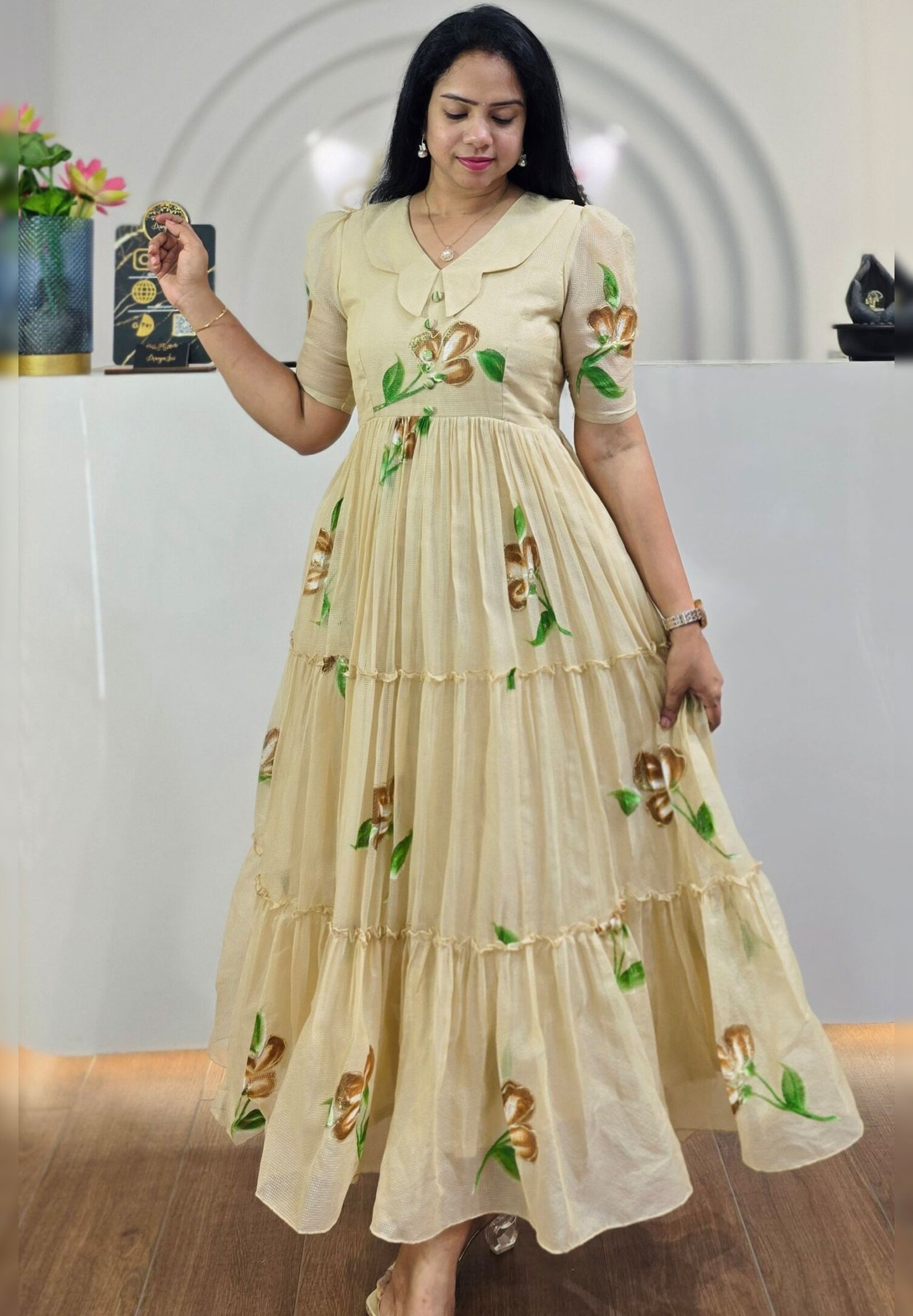 Kalwal- Long Western Dress