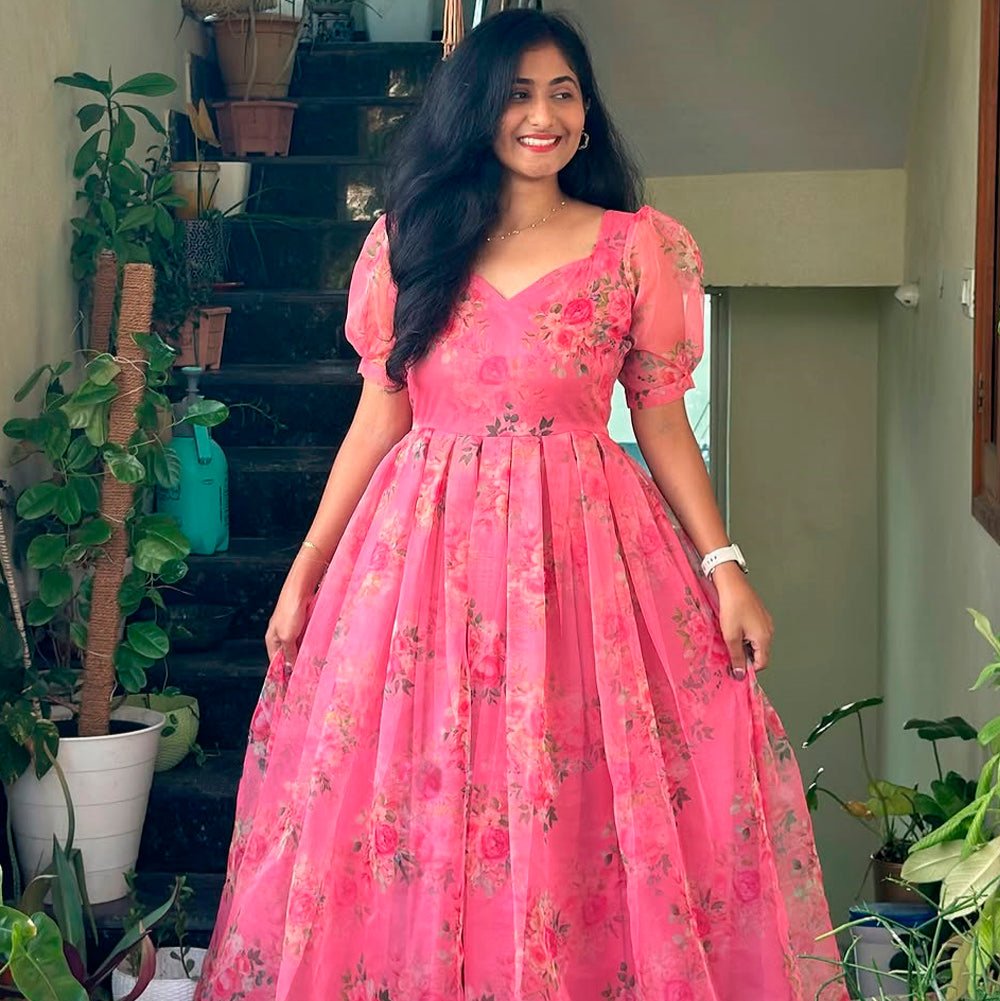 SANAM-LONG WESTERN GOWN